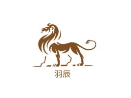 羽辰logo标志设计