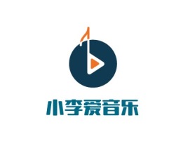 小李爱音乐logo标志设计