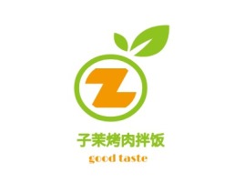 沧州子茉烤肉拌饭店铺logo头像设计