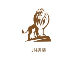 JM男装店铺标志设计