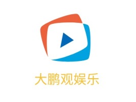 大鹏观娱乐logo标志设计