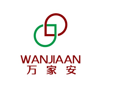 WANJIAAN  万   家   安LOGO设计