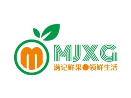 广州满记鲜果●领鲜生活品牌logo设计