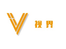 长春视 界logo标志设计