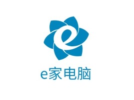 江西e家电脑公司logo设计