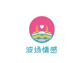 波场情感门店logo设计