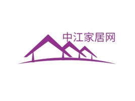 甘肃中江家居网企业标志设计
