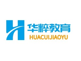 浙江华粹教育logo标志设计