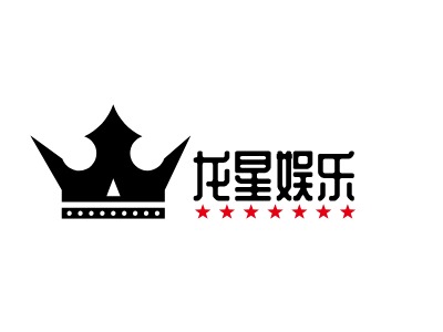 龙星娱乐logo标志设计