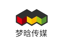 咸阳梦晗传媒logo标志设计