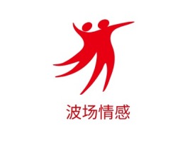 波场情感logo标志设计