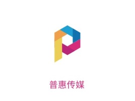 浙江普惠传媒logo标志设计