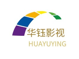 华钰影视logo标志设计