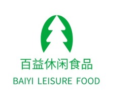 百益休闲食品品牌logo设计