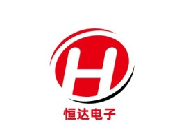 恒达电子公司logo设计