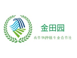 金田园品牌logo设计