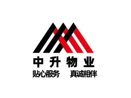 天津中 升 物 业企业标志设计