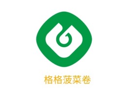 格格菠菜卷店铺logo头像设计