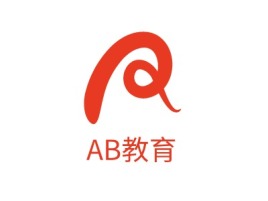 AB教育logo标志设计