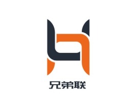 汕头兄弟联logo标志设计