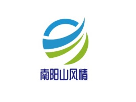 山西南阳山风情logo标志设计