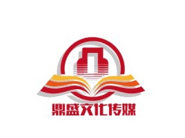鼎盛文化传媒logo标志设计
