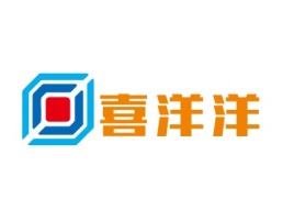湖南喜洋洋金融公司logo设计