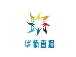 华楠直播公司logo设计