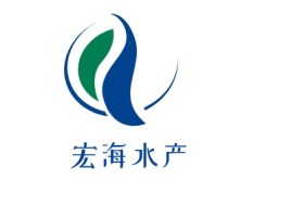 浙江宏海水产品牌logo设计