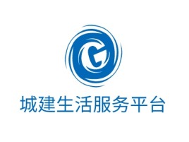 城建生活服务平台logo标志设计