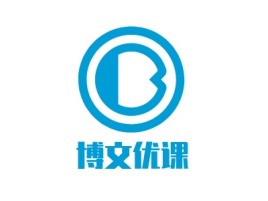 安徽博文优课logo标志设计