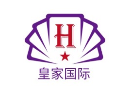 河南皇家国际logo标志设计