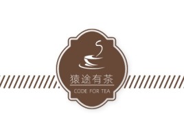 猿途有茶店铺logo头像设计