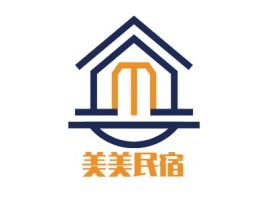 美美民宿名宿logo设计