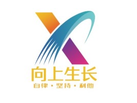 武汉向上生长logo标志设计