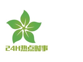 24H熱點(diǎn)時(shí)事logo標(biāo)志設(shè)計(jì)