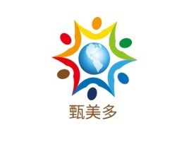 甄美多门店logo设计
