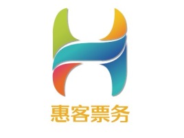 山东惠客票务logo标志设计