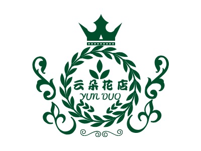 云朵花店LOGO設(shè)計(jì)