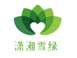 潇湘雪绿店铺logo头像设计