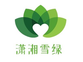 瀟湘雪綠店鋪logo頭像設(shè)計