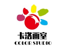 卡洛画室logo标志设计