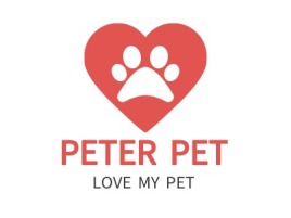 PETER PET门店logo设计