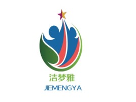 洁梦雅logo标志设计
