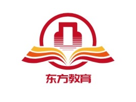 茂名东方教育logo标志设计