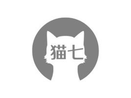 猫七logo标志设计