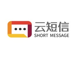 镇江云短信公司logo设计