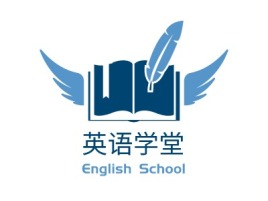 德宏英语学堂logo标志设计