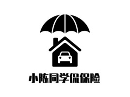 小陈同学侃保险金融公司logo设计