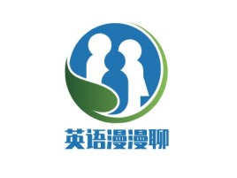 浙江英语漫漫聊logo标志设计